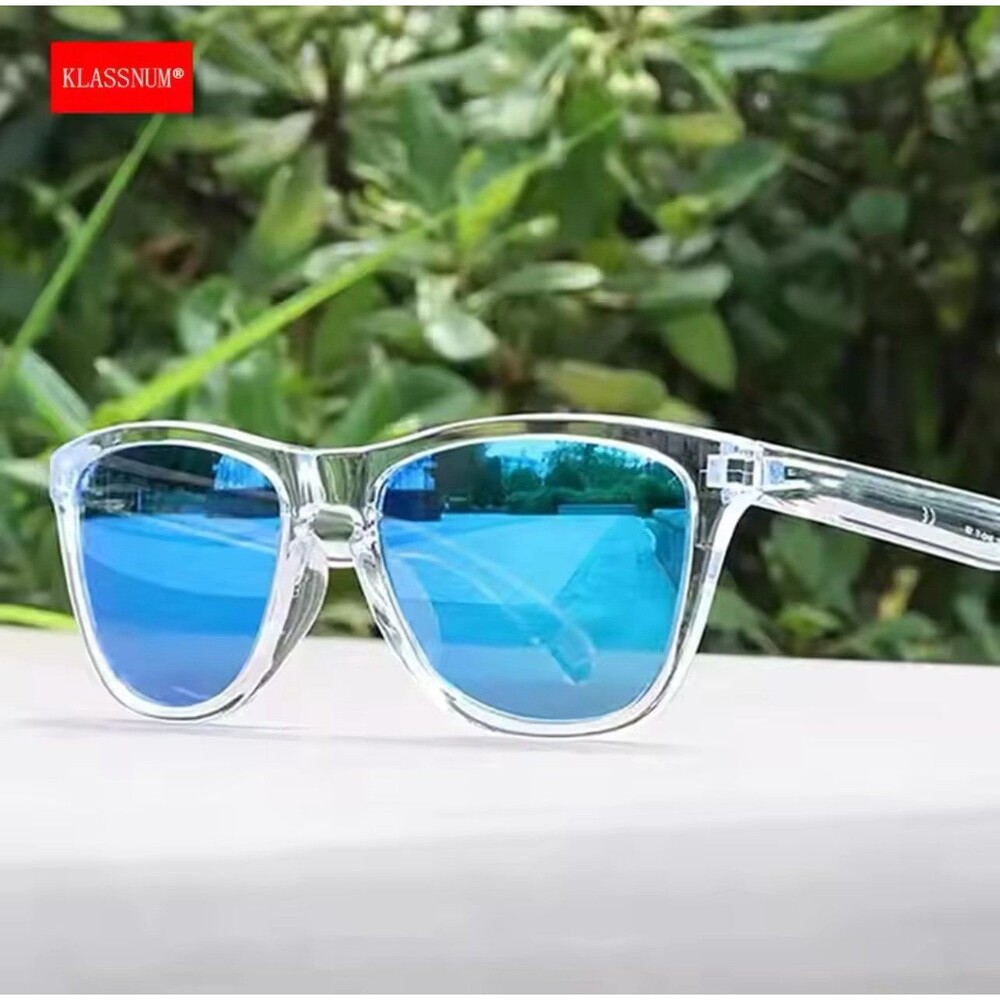 KLASSNUM 2024 Sunglasses Man Anti-uv Sun Glasses Coating Lens Driving Fishing UV
